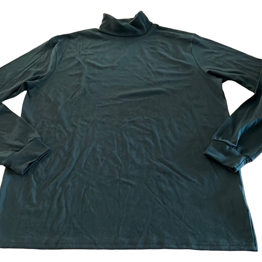 Galaxy by Harvic Black Turtleneck Long Sleeve Knit Top Mens Size XL